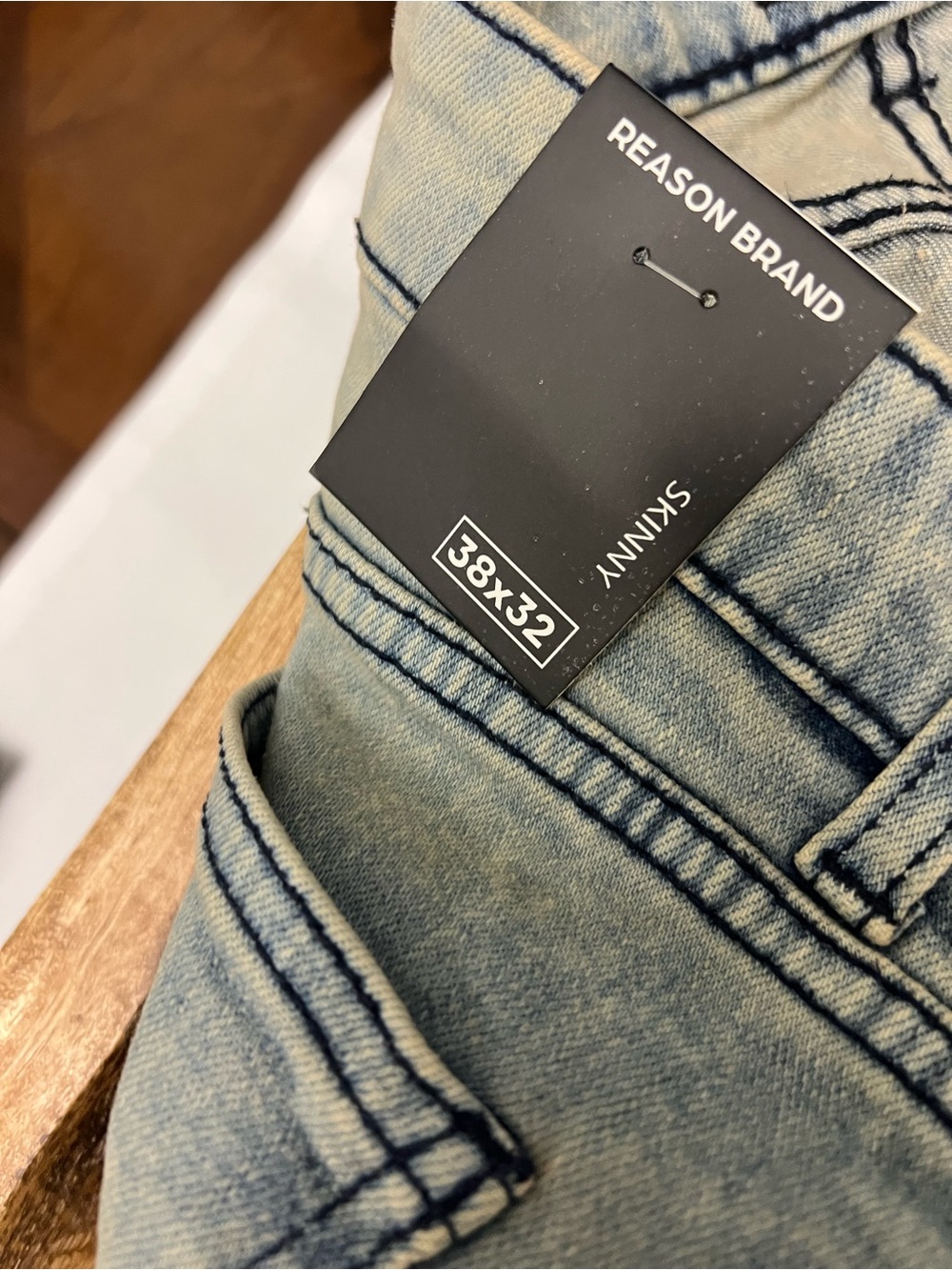 Reason Skinny Men’s Jeans - Faded Blue Wash